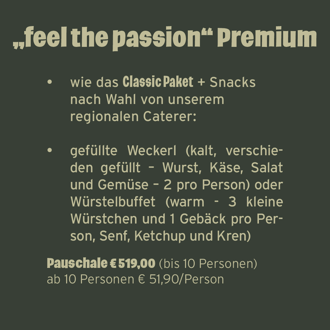 feel the passion premium